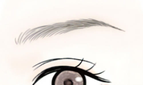 アーチ眉